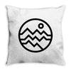 mountain bold (for light) Throw Pillow