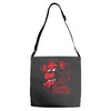 five nights at freddy's pizzeria game over Adjustable Strap Totes