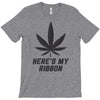 Support Melanoma Cancer Awareness With A Black Cannabis Leaf T-Shirt