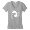 cheeky chimp Women's V-Neck T-Shirt