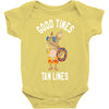 good times tan lines Baby Bodysuit