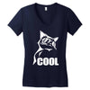 cool cat Women's V-Neck T-Shirt