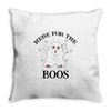 here for the boos Throw Pillow