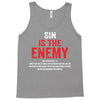 Sin Is The Enemy Tank Top