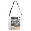 Strong Independent Motivated Leo Adjustable Strap Totes
