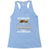 october girl is a perfect combination of princess and warrior Racerback Tank
