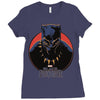 black panther Ladies Fitted T-Shirt