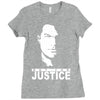 steven seagal out for justice retro Ladies Fitted T-Shirt