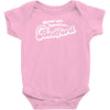 never get bored in bedford Baby Onesie