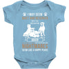 don't mess with my boxer Baby Bodysuit