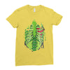 skeletal halloween Ladies Fitted T-Shirt