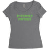 internet famous Women's Triblend Scoop T-shirt