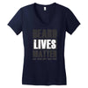 beard lives matter Women's V-Neck T-Shirt