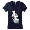 mickey get high Women's V-Neck T-Shirt