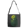 pocket raptor Adjustable Strap Totes