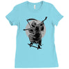 reaper skater Ladies Fitted T-Shirt