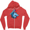 m 343 horses power Zipper Hoodie