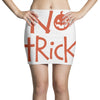 no trick pumpkin halloween Mini Skirts