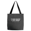 i've been creating a tiny human Tote Bags