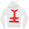 santa claus suit Zipper Hoodie