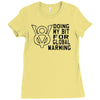 v8 global warming Ladies Fitted T-Shirt