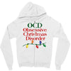ocd obsessive christmas disorder Zipper Hoodie