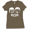 ror Ladies Fitted T-Shirt