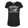 she was short, fat and had a big mouth! Maternity Scoop Neck T-shirt