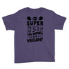 Be A Super Hero For Animals Go Vegan! Youth Tee