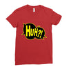 huh bang pow boom splat carto Ladies Fitted T-Shirt