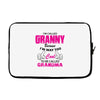 I&rsquo;m Called Granny Because I&rsquo;m Way Too Cool To Be Called Grandma Laptop sleeve