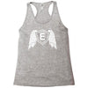 letter e with wings Racerback Tank