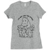 not like otters Ladies Fitted T-Shirt