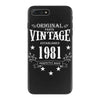 original parts vintage established 1981 perfectly aged iPhone 7 Plus Case