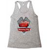 birthday boy mc queen Racerback Tank