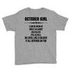 Super October Girl Youth Tee