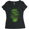 snake crest Women's Triblend Scoop T-shirt