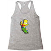 skater bart Racerback Tank