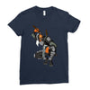 deathstroke marron Ladies Fitted T-Shirt