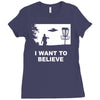 i want to believe Ladies Fitted T-Shirt