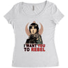 i want you to rebel Women's Triblend Scoop T-shirt