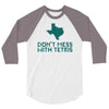 don't mess with tetris 3/4 Sleeve Shirt