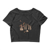 night in the forest Crop Top