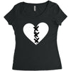 XXXTentacion Heart Women's Triblend Scoop T-shirt