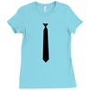 skinny white tie hipster cool school funny awesome geek shirt t shirt Ladies Fitted T-Shirt