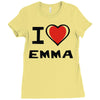 i love emma Ladies Fitted T-Shirt