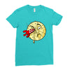 moon rocket Ladies Fitted T-Shirt