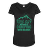 Camper Couple Man Maternity Scoop Neck T-shirt