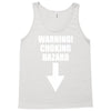 warning choking hazard printed Tank Top