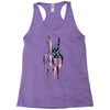 peace and love usa flag Racerback Tank